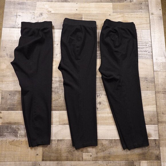 Vince Camuto Plus Size Black Leggings 2X Slim Fit Cropped Lot of 3 - Picture 1 of 11
